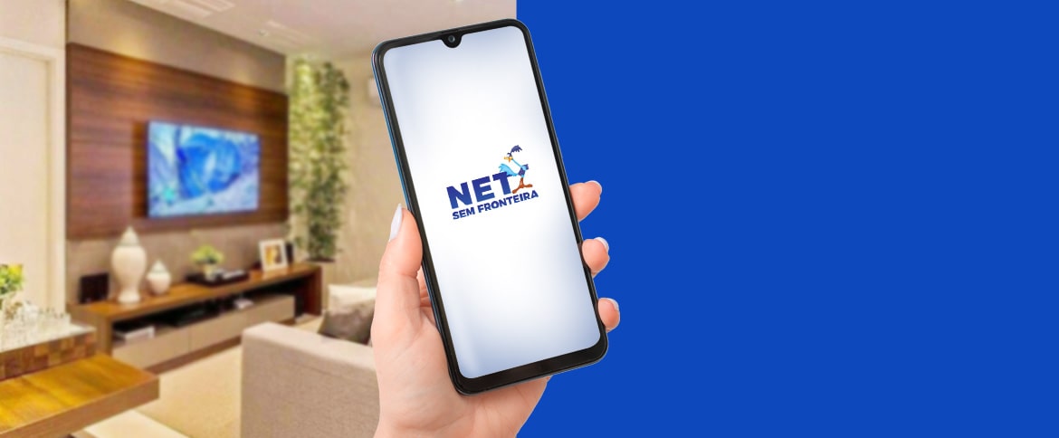 Aplicativo Net Sem Fronteiras no celular